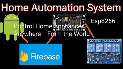 How To Make Home Automation System Using NodeMcu & Google Firebase -  IOT
