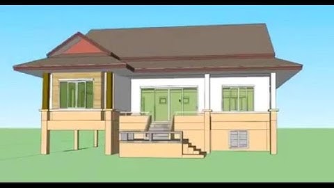 SketchUp - Create a House Model from a Plan - Part 3