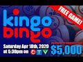 Kingo Bingo April 25th, 2020 - YouTube