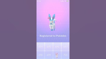 Evolving A ✨Shiny✨ Eevee Into A ✨Shiny✨ Sylveon | Pokemon Go