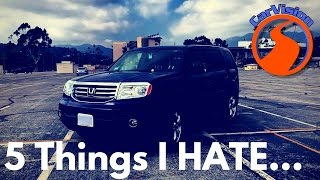 2015 Honda Pilot - 5 Things we don't like...