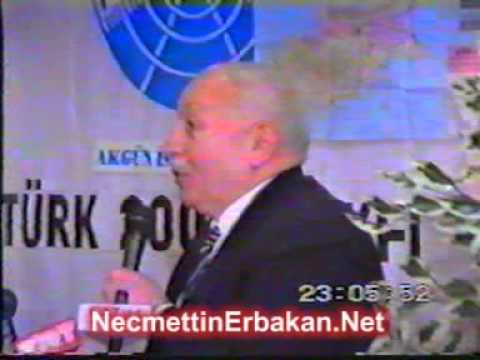 NO:139 Prof. Dr. NECMETTİN ERBAKAN, Türk 2000 Vakfı Toplantısı. Kıbrıs davası, RP Dönemi