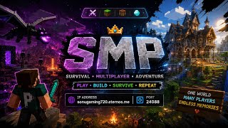I JOINED A NEW MINECRAFT SERVER! 😱🔥 | DAY 2 – Adventure Begins!