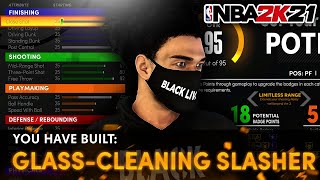 *NEW* BEST SHOOTING CENTER BUILD FOR NEXT GEN IN NBA2K21 - GLASS CLEANING SLASHER WITH 65  BADGES