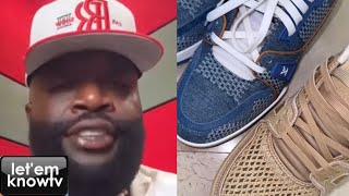 Rick Ross Trolling People Who Wear Their Sneakers With The Same Lacing Style As They Got It🤔
