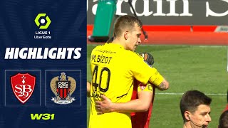 STADE BRESTOIS 29 - OGC NICE (1 - 0) - Highlights - (SB29 - OGCN) / 2022-2023