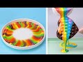 Most Satisfying Rainbow Cake Decorating Compilation For Cake Lovers | Fancy Colorful Cake Decorating