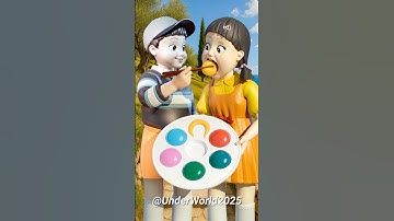 Squid Game AI Rainbow Edible Slime ASMR #squidgame #squidgame2 #ai #asmr