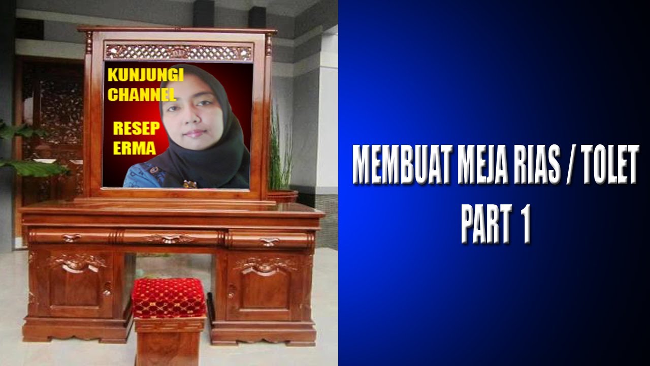  Cara  Membuat  Meja  Rias Tolet Minimalis Part 1 YouTube