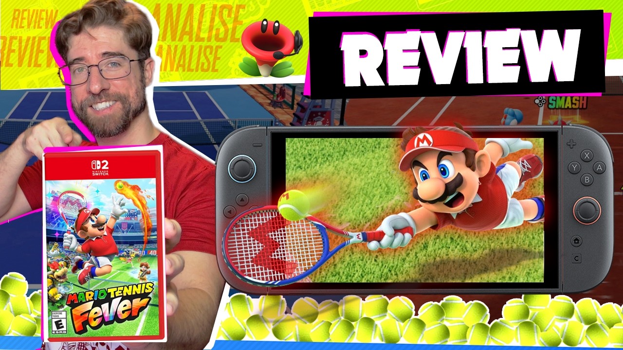 MARIO TENNIS FEVER vem para ser O MELHOR JOGO DA SÉRIE ? | Análise Review