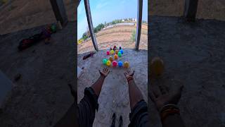 😨Itne Saare Balloon😨#shorts #parkour #shortsvideo #youtubeshorts #jump #stunt #foryou #trending #new
