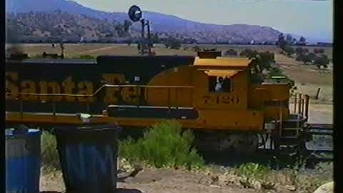 Tehachapi Loop 1991 Arriving at the Loop Santa Fe