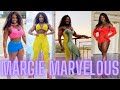 Margie the marvelous back leg workout and posing