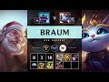 Braum Support vs Yuumi - KR Diamond Patch 25.20