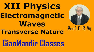 XII Physics | Electromagnetic Waves | Transverse Nature of Electromagnetic Waves by Amrinder Sir