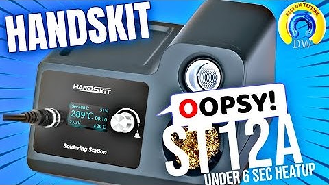 HANDSKIT ST12A Soldering Station Review & Teardown!