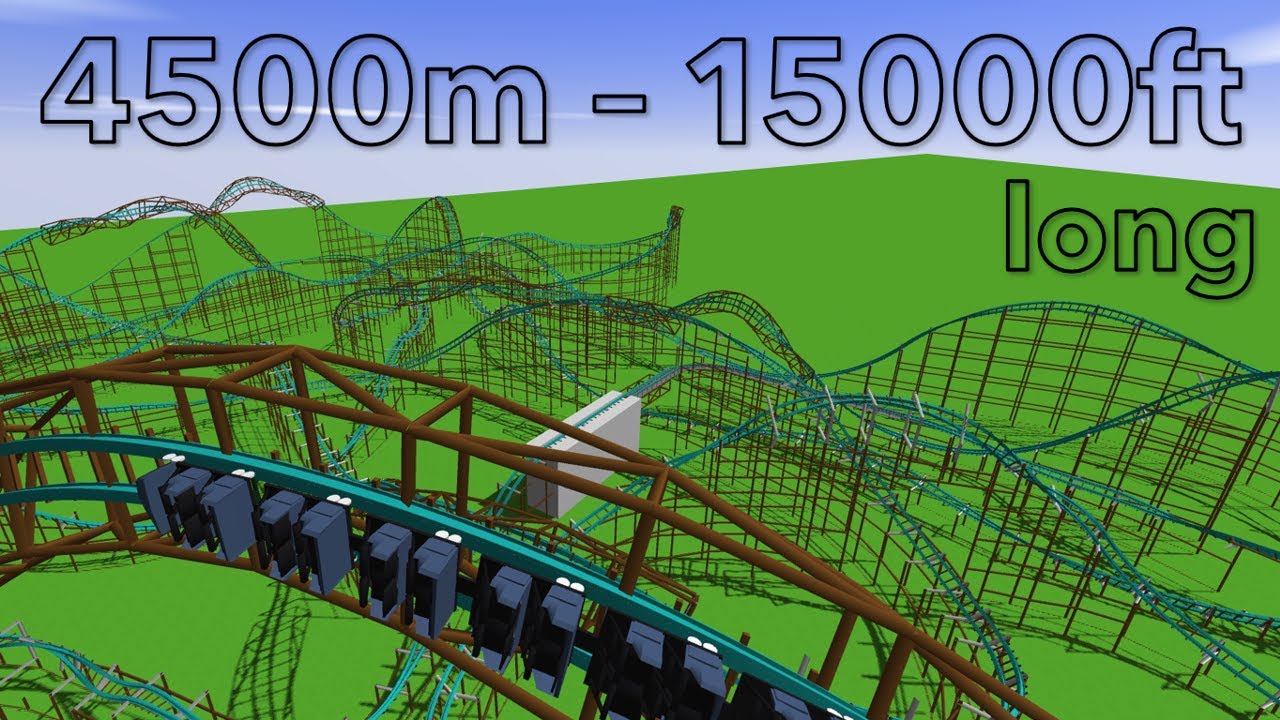 The Longest Roller Coaster in the World | Ultimate Coaster 2 - YouTube