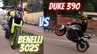 Benelli 302s Vs KTM Duke 390 🔥 comparison || Thoughts on wheels