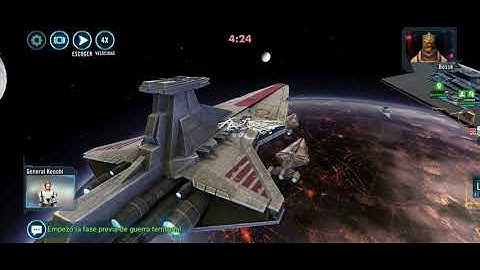 SWGOH Negotiator 7* vs Executor 7* (Y-Wing, Fives and Anakin)