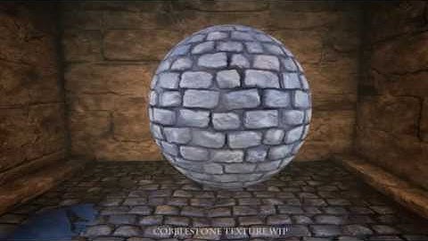 Cobblestone texture WIP - Unreal Engine 4