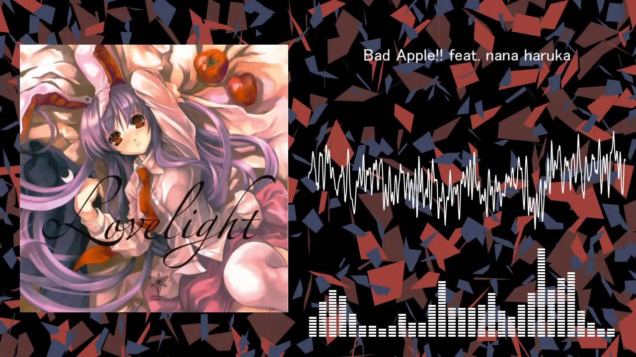 【UTAUカバー】 Bad Apple!! feat. nana haruka 【東方アレンジ】