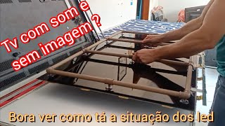 Philco 55-inch PH55M TV with sound and no image, when turned on the screen flashes and goes out w...