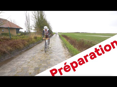 Préparation : tests matériels sur les pavés de Paris-Roubaix