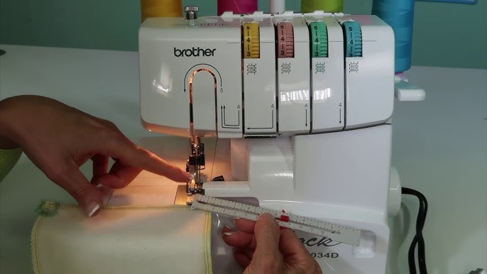 Brother 1034D Serger 20 Rolled Hem 