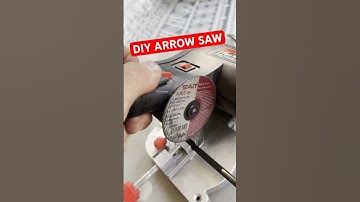 DIY ARROW SAW #deerseason #hunting #doityourself #blayded #blaydedoutdoors #hoyt #mathews #arrows