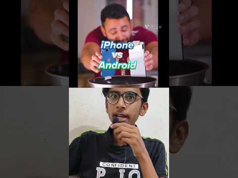 Iphone Vs Android who will survive in heat on boiling test #ytshorts