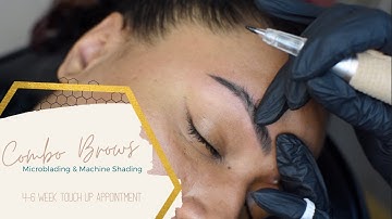 How I touch up Combo Brows start to finish!