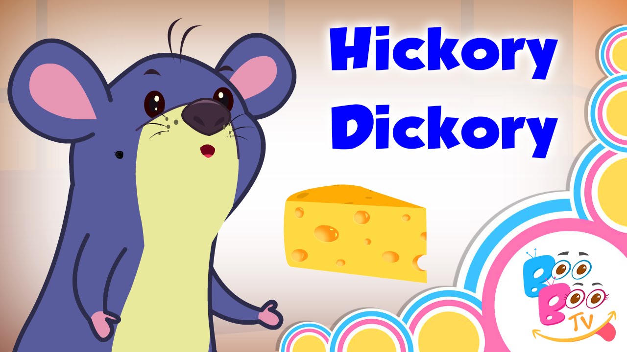 Hickory Dickory Dock With Lyrics - English Kids Nursery Rhyme - Video ...