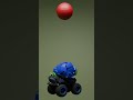 carvs physics #blender3d #3danimation #animation #blenderanimation #simulation #physics #shortvideo