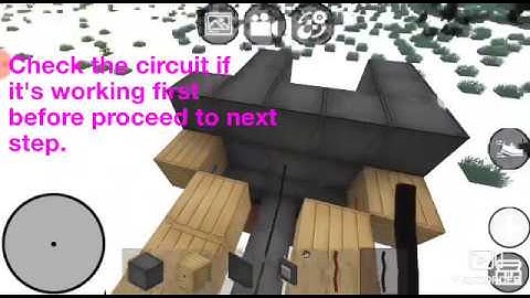 Elevator with Floor Selection tutorial in Mini Block Craft 3d