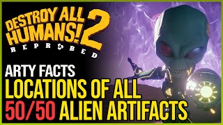 All Alien Artifact Locations Destroy All Humans 2 Reprobed (Arty Facts Achievement)