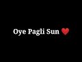 Oye pagli sun  sad status  sad shayari  love status shayari  hindi shayari