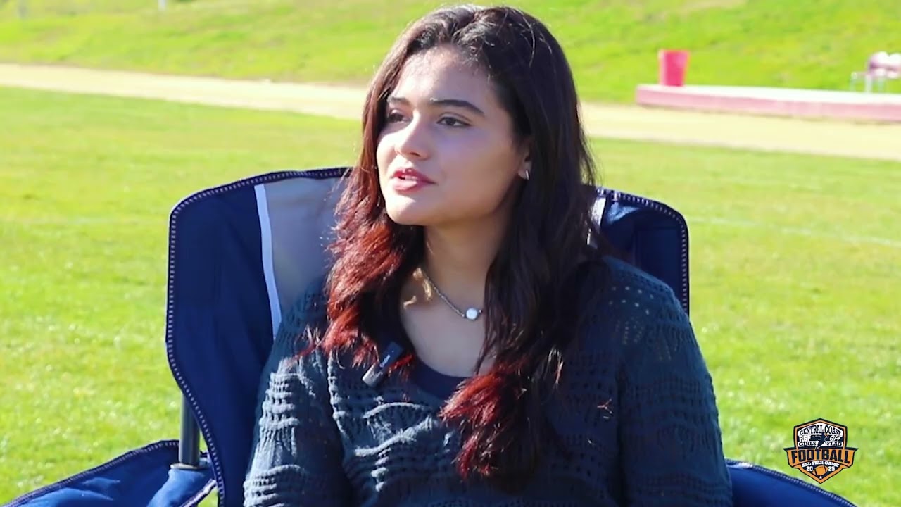 Reggie stephens interview girls flag football.