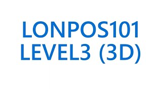 【LONPOS 101 Pyramid】LEVEL3 (3D) 答え