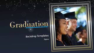 Graduation Backdrop Templates Part 1