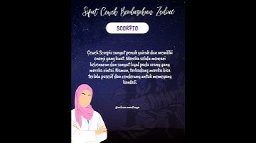SIFAT CEWEK SCORPIO #cewek #zodiac #zodiak #scorpio #faktaunik #faktamenarik