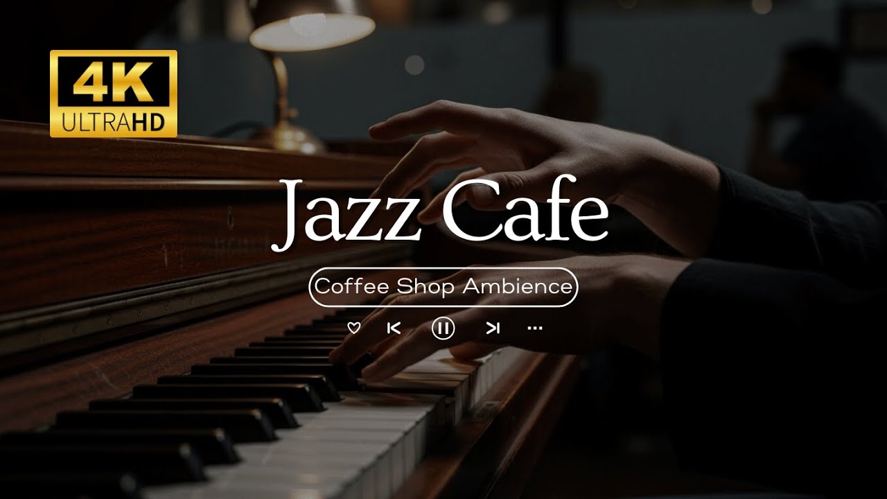 Elegant Jazz Coffee Shop Ambience - Relaxing Jazz Music With Spring Lakeside Atmosphere For Focus