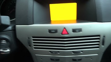 How to Use Hazard Lights in Opel Astra H GTC (2004 - 2014) - Enable or Disable Emergency Lights