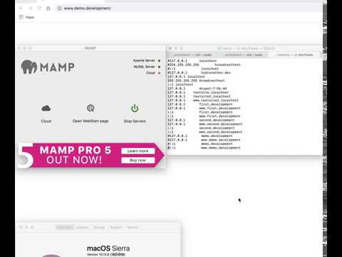 how to create multiple hosts mamp pro