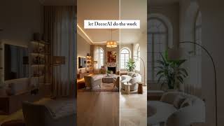 I Designed This Room for $0 Using AI | Interior Design App #shorts #interiordesign #homedecor #decor