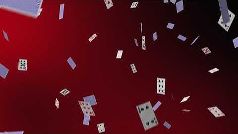 Falling Playing Cards - motion graphics video