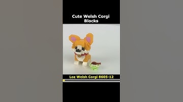 Welsh Corgi 8605-12 Mini Blocks Preview #lego #brick #miniblock #nanoblock #block