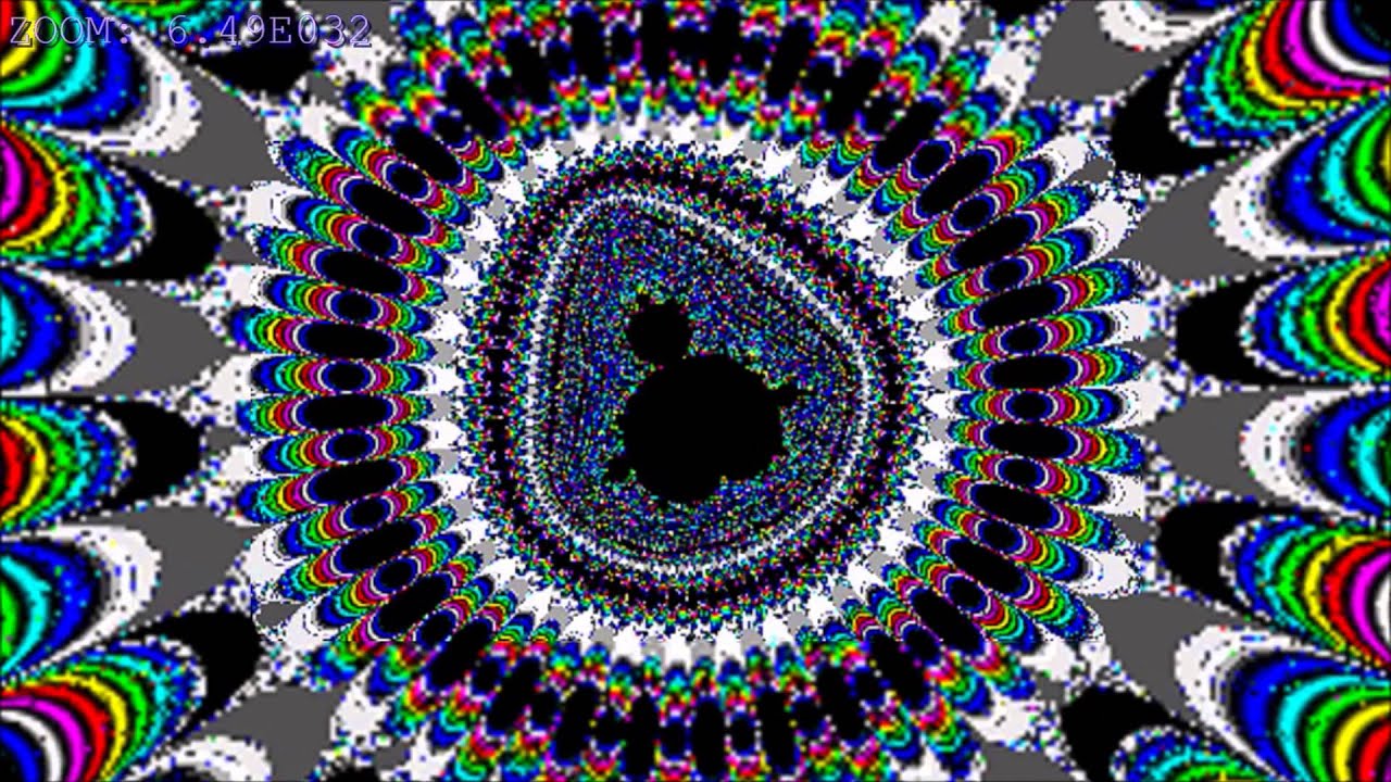 Mandelbrot hard zoom into 0.25+0i point, 200 000 000 iterations (+ bonus)