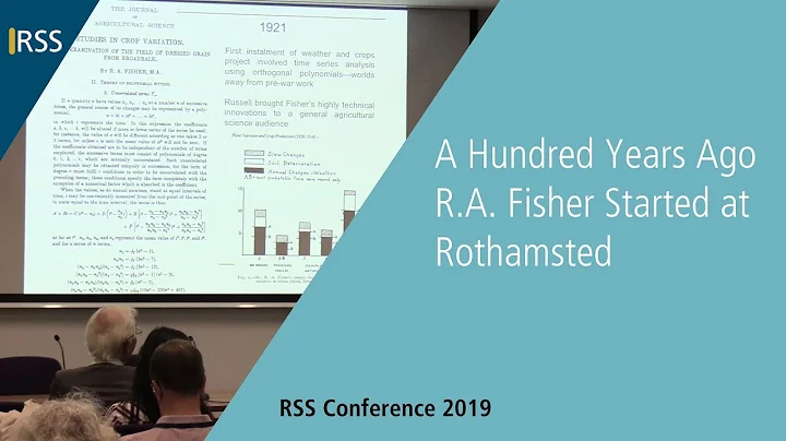 A Hundred Years Ago R.A. Fisher Started at
