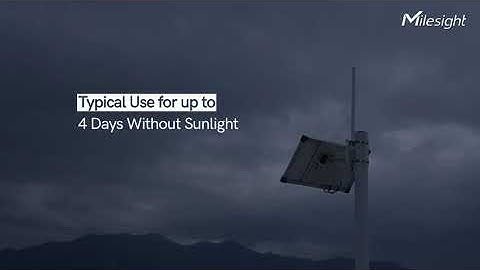 Milesight SG50 Ultra Low Power Solar LoRaWAN® Gateway 4G with Solar Panel.