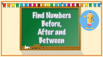 What comes before, after, or between numbers?